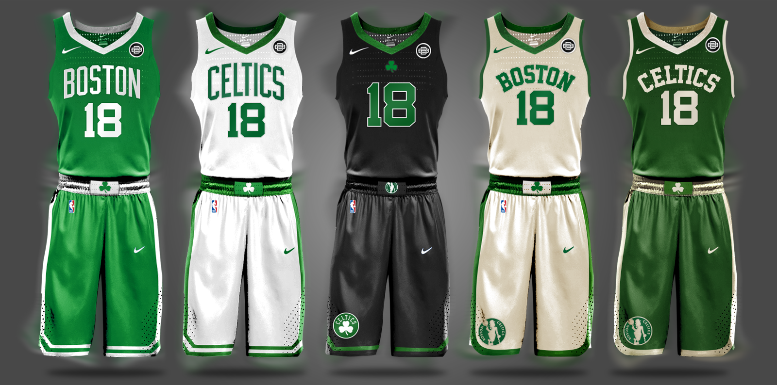 boston celtics concept jersey