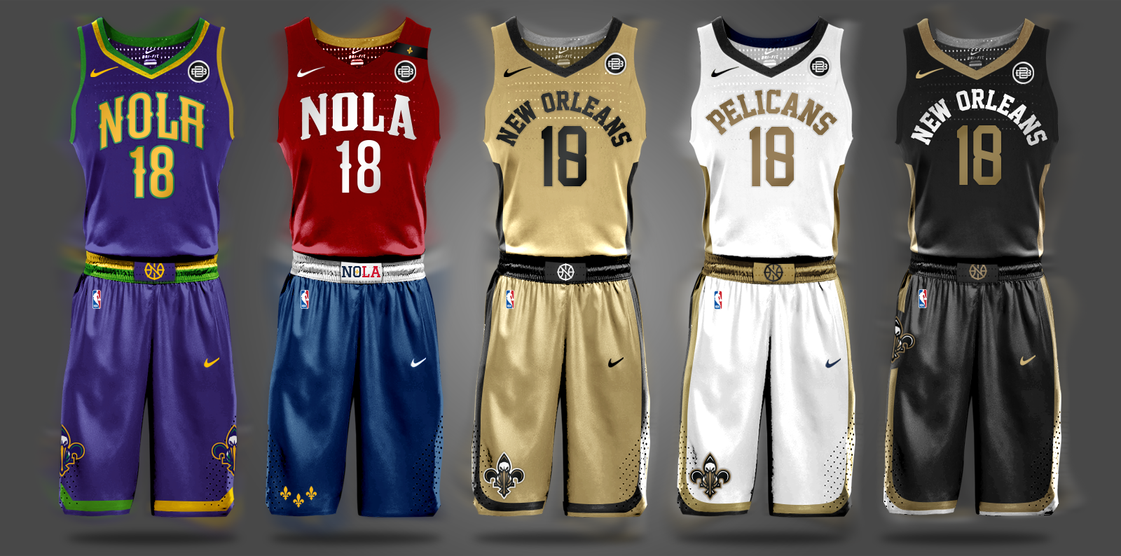 New Orleans Pelicans Concept Jersey Designs : r/NOLAPelicans