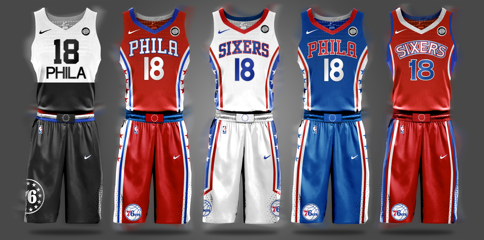 NBA Buzz - Leaked Philadelphia 76ers throwback alternate uniforms for 2021-22  👀 The jerseys are inspired by the jerseys & logo design from the early  1970s! 🔥 or 🗑? (Camisas da NBA